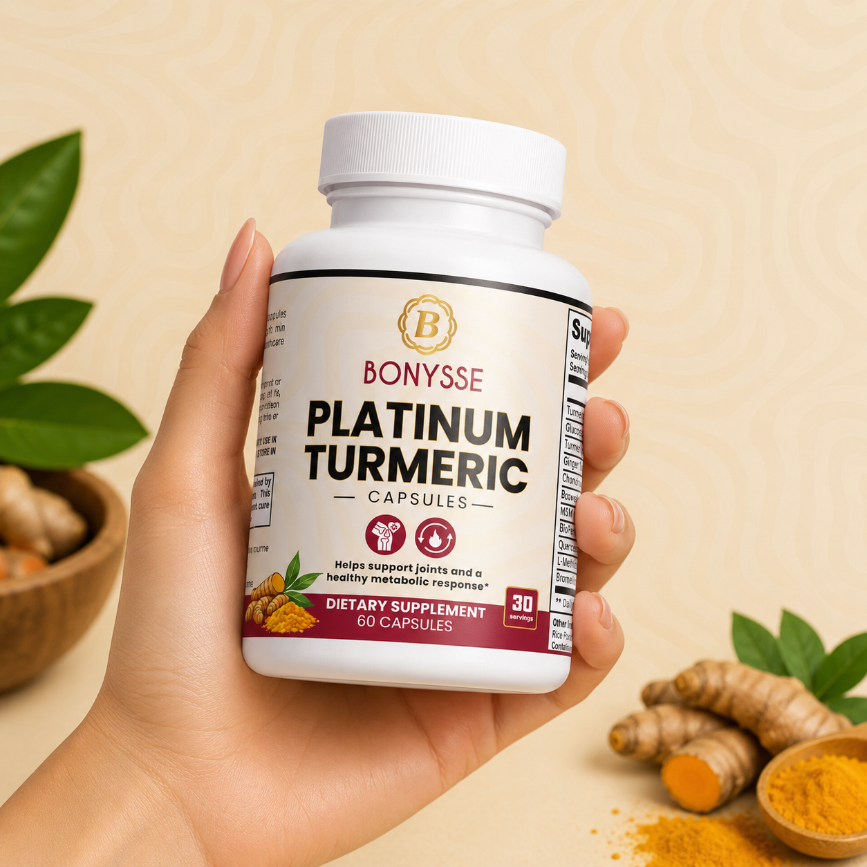 Bonysse Platinum Turmeric Capsules