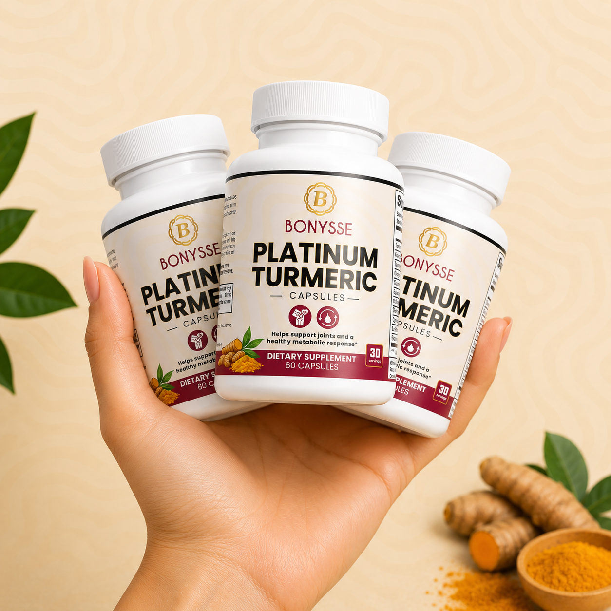 Bonysse Platinum Turmeric Capsules