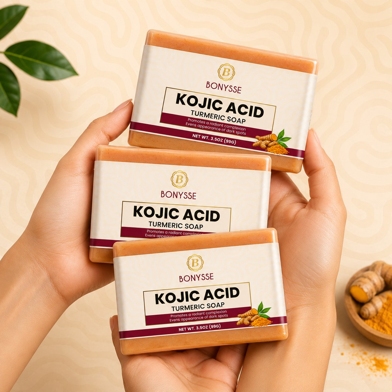 Bonysse Kojic Acid Turmeric Soap