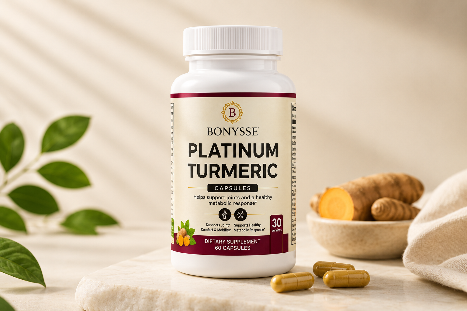 Bonysse Platinum Turmeric Capsules